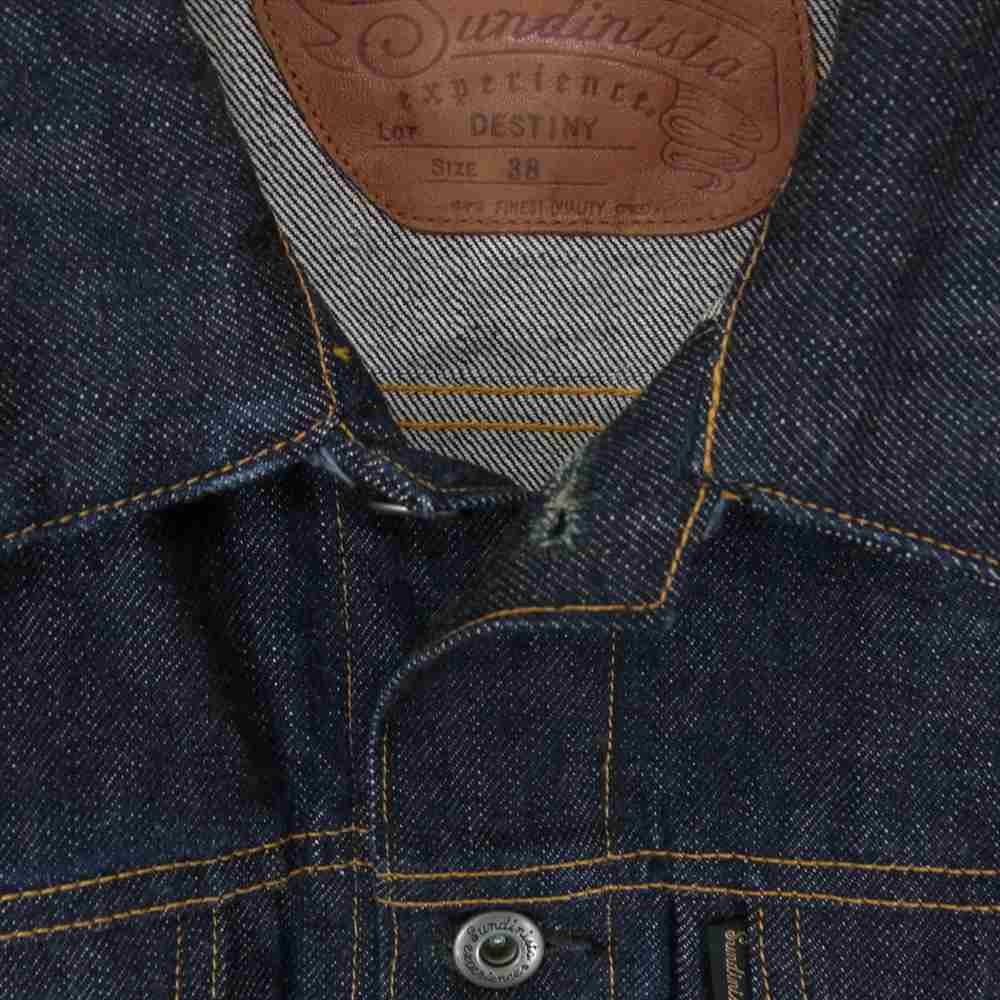 サンディニスタエクスペリエンス DESTINY デニム ジャケット インディゴブルー系 38【中古】