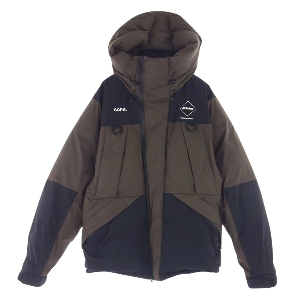 F.C.R.B. エフシーアールビー FCRB-212028 DOWN BENCH PARKA ダウン ベンチ パーカ ジャケット ブラック系 カーキ系 S【中古】