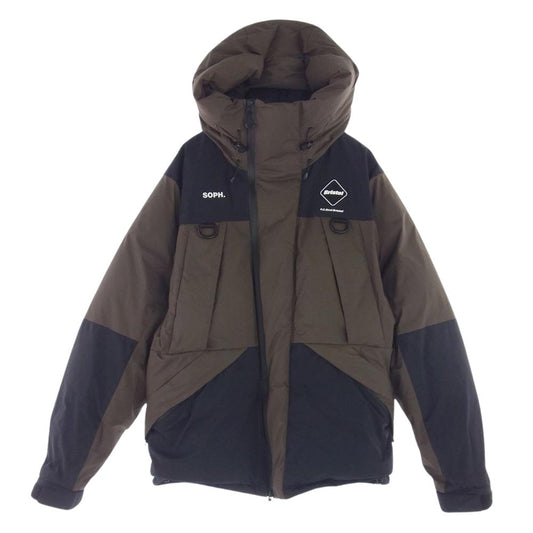 F.C.R.B. エフシーアールビー FCRB-212028 DOWN BENCH PARKA ダウン ベンチ パーカ ジャケット ブラック系 カーキ系 S【中古】