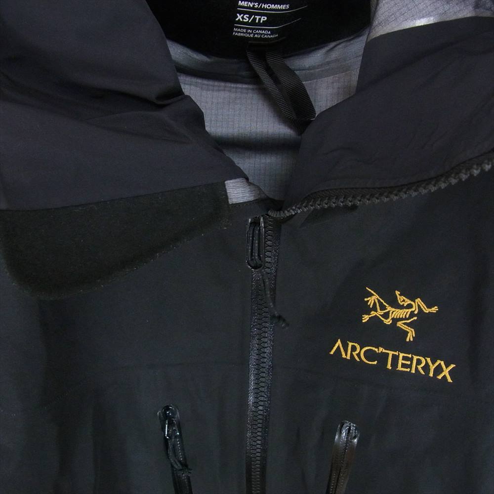 ARC'TERYX アークテリクス Alpha SV Jacket 24K アルファ エスブイ マウンテン パーカ ジャケット ブラック系 XS【中古】