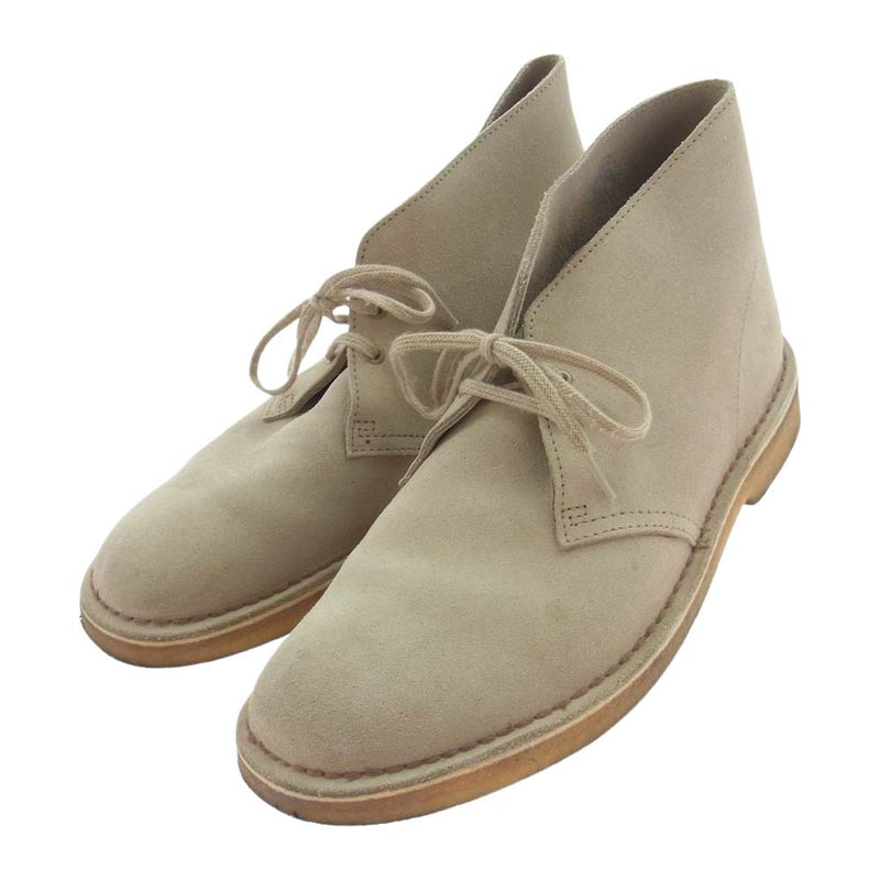 Clarks クラークス 60916348 DESERT BOOT デザートブーツ スエードレザー ベージュ系 25.5cm【中古】