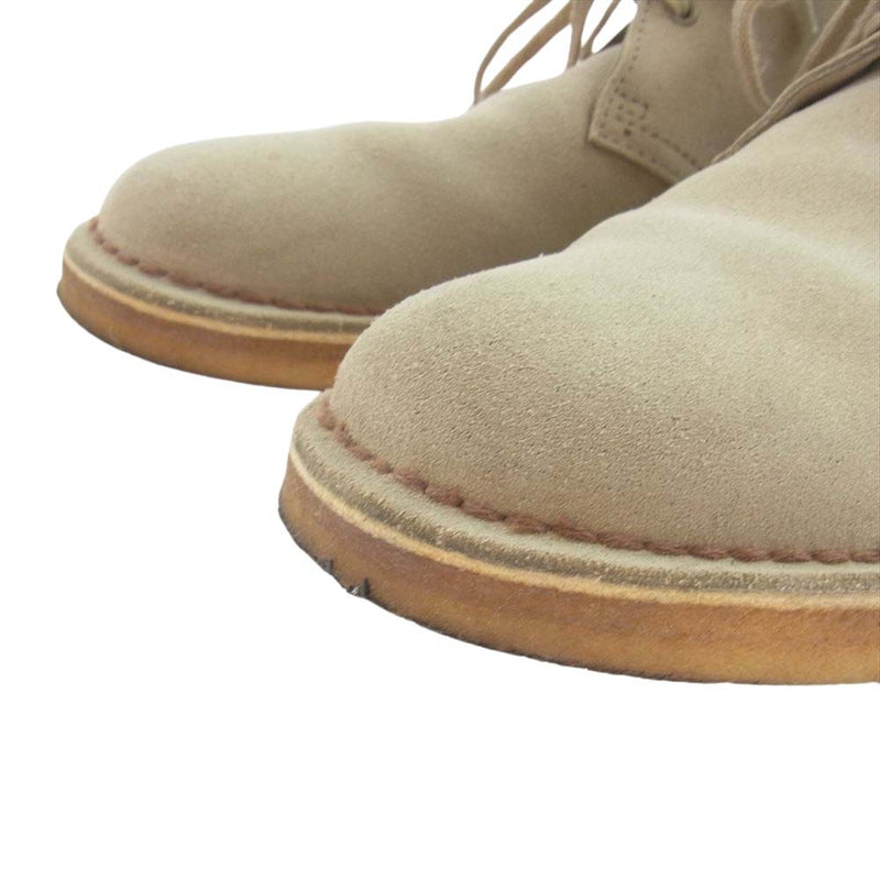 Clarks クラークス 60916348 DESERT BOOT デザートブーツ スエードレザー ベージュ系 25.5cm【中古】