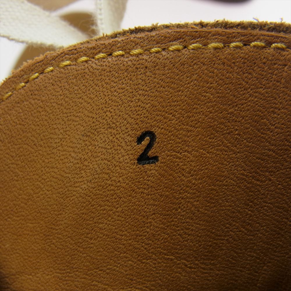 SUNSEA サンシー 17AW 17A85 Suede Desert Boots スエード デザート ブーツ ライトブラウン系 2【中古】