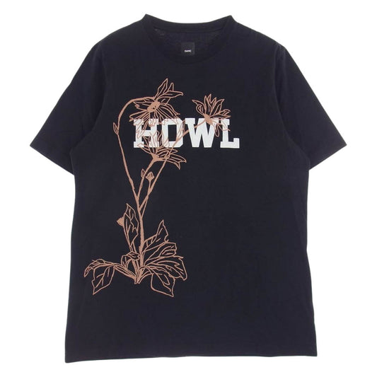 オーエーエムシー GKM-1832-A ポルトガル製 HOWL 半袖 プリント Tシャツ ブラック系 M【中古】