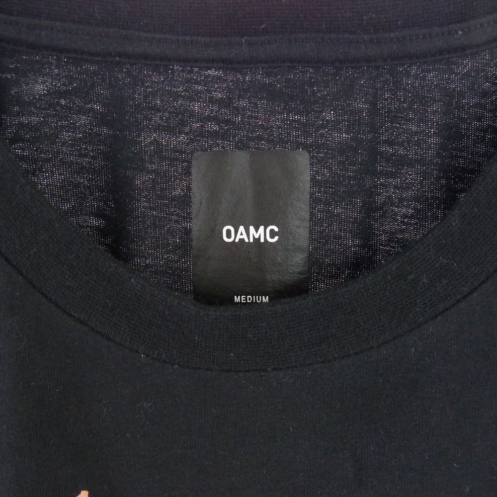 オーエーエムシー GKM-1832-A ポルトガル製 HOWL 半袖 プリント Tシャツ ブラック系 M【中古】