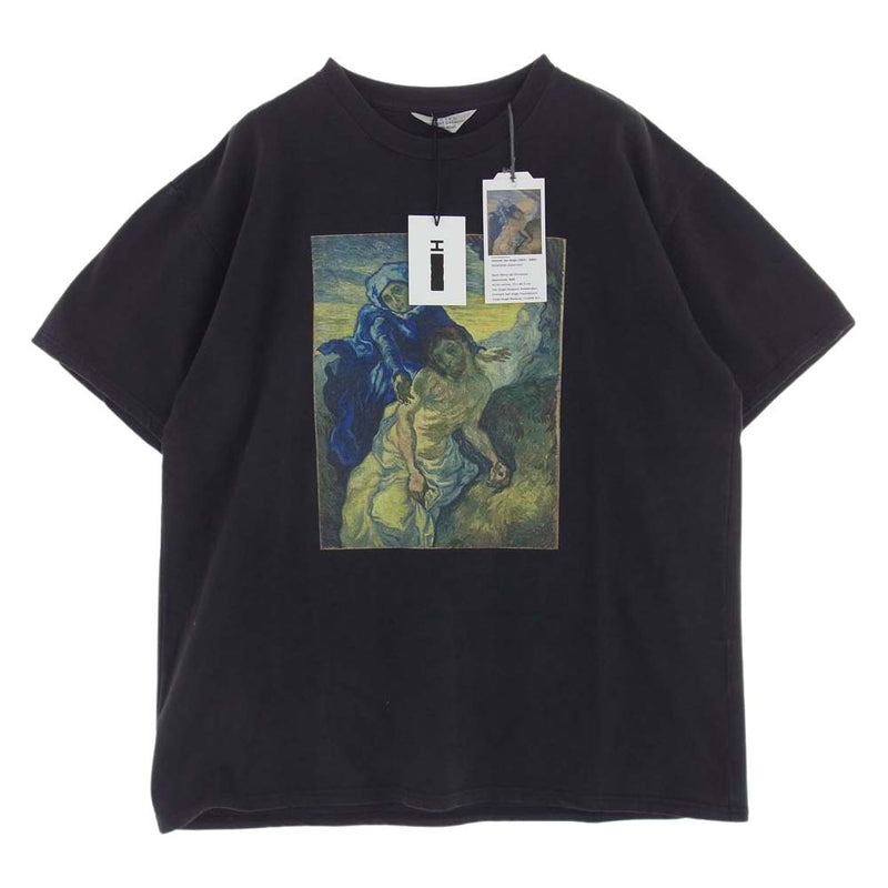 UNUSED アンユーズド US1636-c220s2 Van Gogh Museum Pieta after Delacroix ゴッホ 半袖  Tシャツ ブラック系 2【極上美品】【中古】