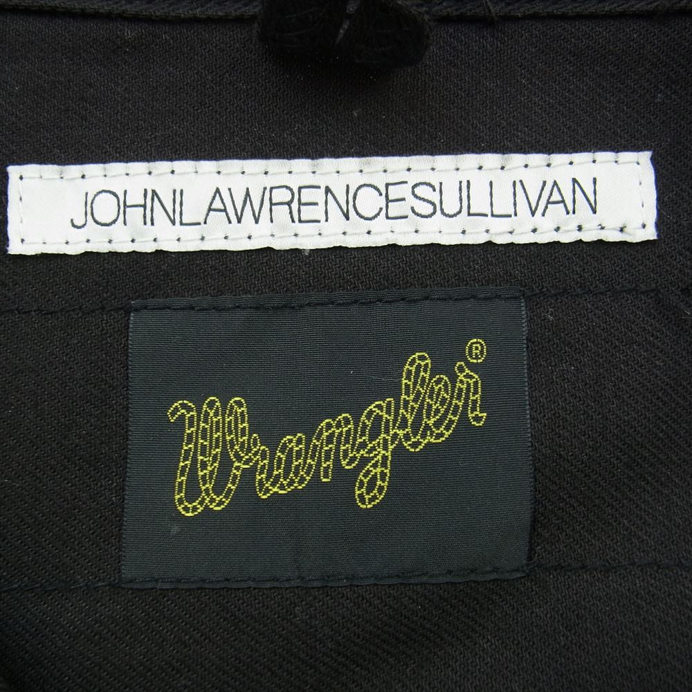 JOHN LAWRENCE SULLIVAN ジョンローレンスサリバン Wrangler ラングラー S9120 1A017 11-39 デニムジャケット Gジャン ブラック系 40【中古】