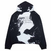 MAISON MARGIELA メゾンマルジェラ 20AW S50GU0151 DIAGONAL PAINT EFFECT HOODIE ペンキ加工 カレンダーロゴ オーバー サイズ プルオーバー パーカー ブラック系 46【美品】【中古】