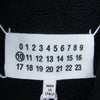 MAISON MARGIELA メゾンマルジェラ 20AW S50GU0151 DIAGONAL PAINT EFFECT HOODIE ペンキ加工 カレンダーロゴ オーバー サイズ プルオーバー パーカー ブラック系 46【美品】【中古】