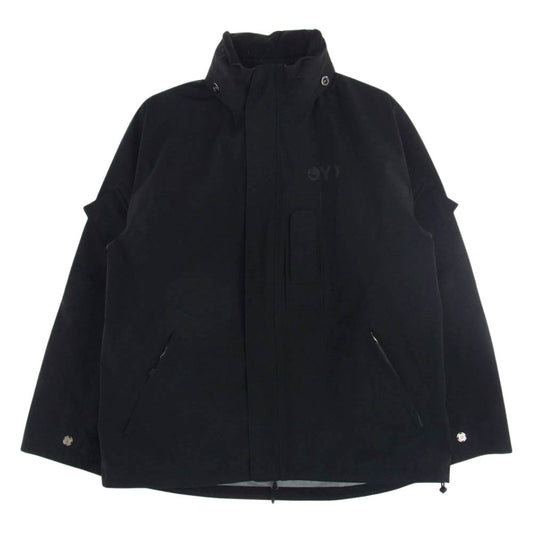 JUNYA WATANABE COMME des GARCONS MAN ジュンヤワタナベコムデギャルソンマン WC-J901-100 EYE アイ エステルリップストップ GORE-TEX J901 ゴアテックス フード収納可能 シェル ジャケット ブラック系 M【中古】