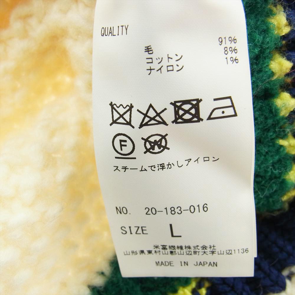 コーヘン チルデン クルーネック ニット セーター オフホワイト系 L【中古】