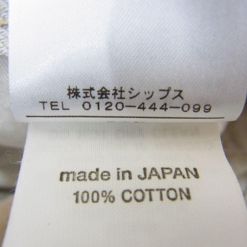 チマラ 日本製 フライボタン ペンキ加工 ペイント デニム パンツ ベージュ系 サイズ表記無【中古】