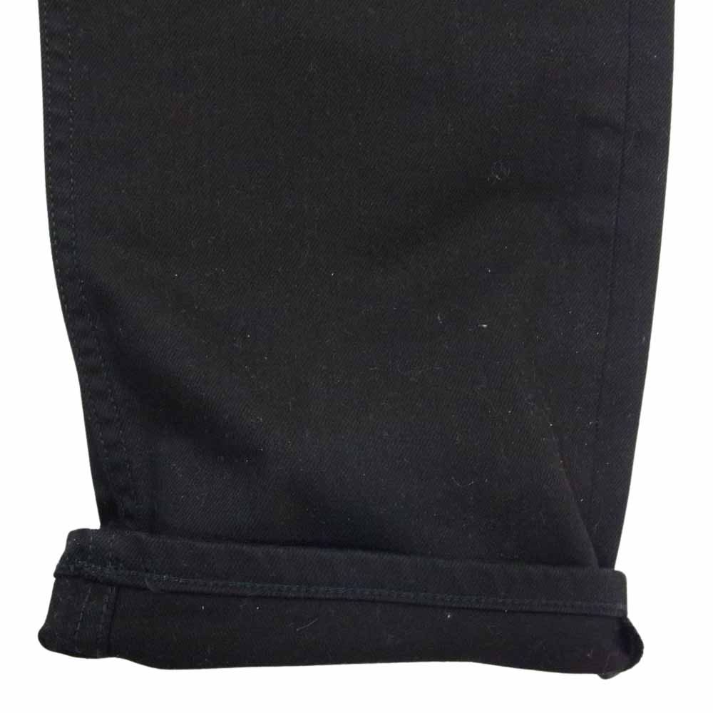 カルバンクライン J30J307118 5ポケット スリム ストレート デニム パンツ ブラック系 32【極上美品】【中古】