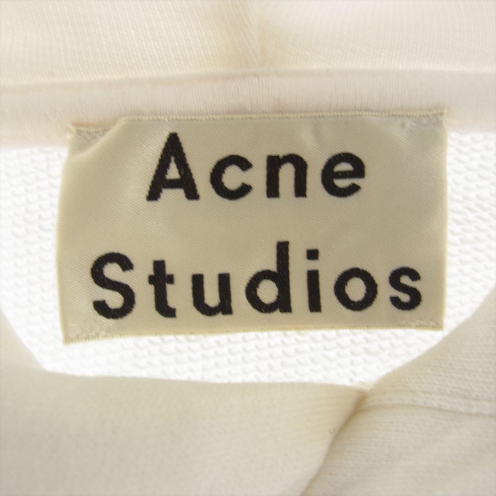 ACNE STUDIOS アクネストゥディオズ FALA PRINT PSS18 パーカー ホワイト系 XS【中古】