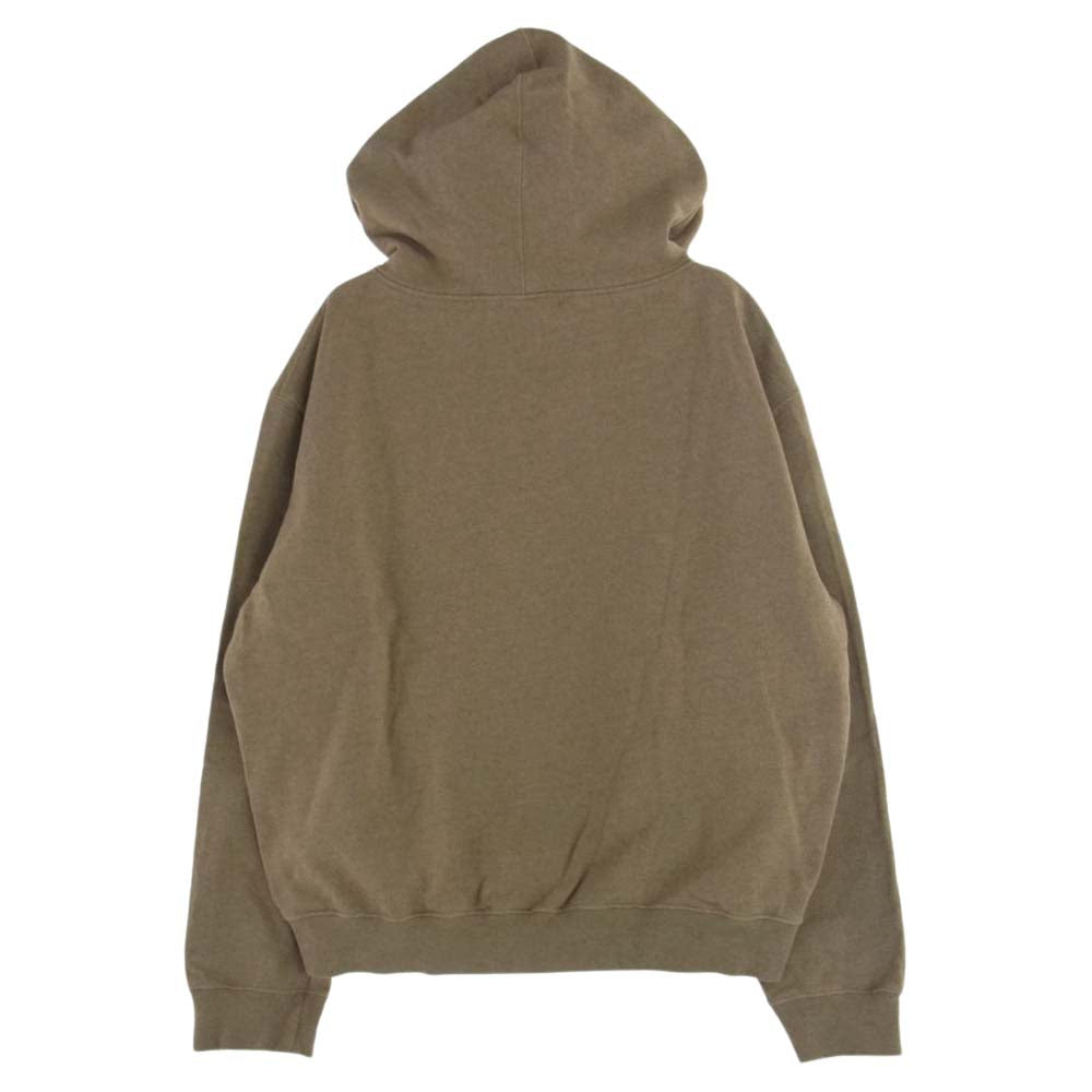 フィップス LUMBER LOGO HOODIE ロゴ フーディー パーカー ベージュ系 L【極上美品】【中古】
