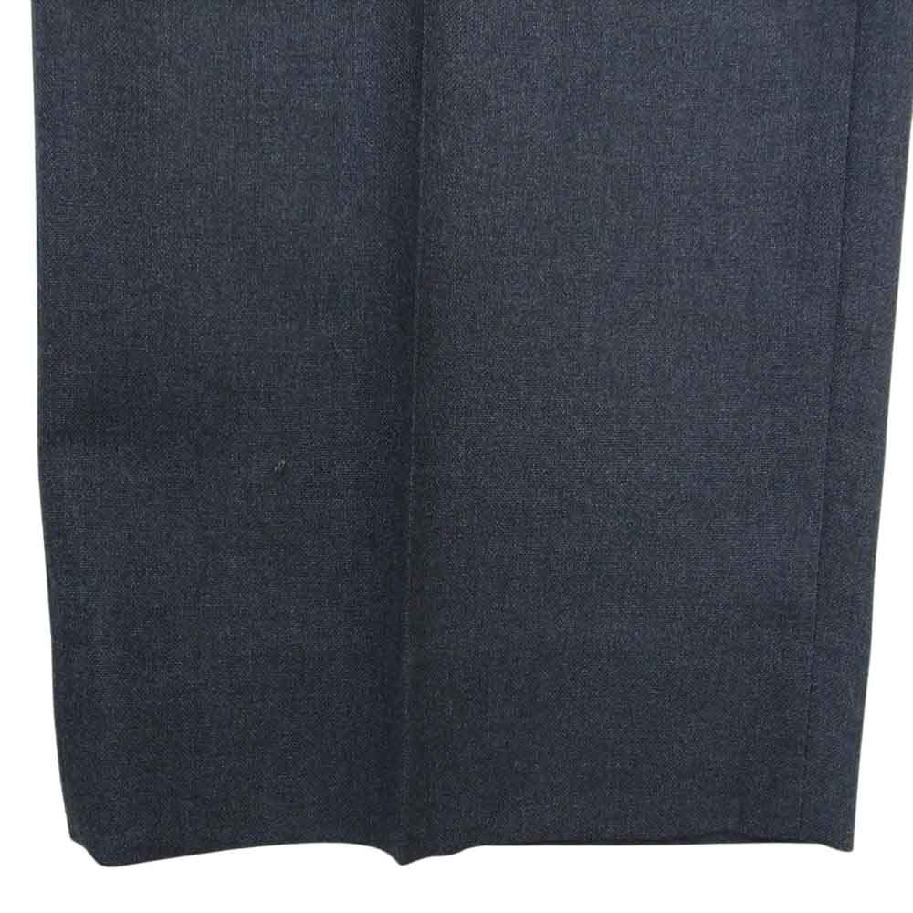 オーエーエムシー ファスナーデザイン ウール トラウザー パンツ グレー系 46【美品】【中古】