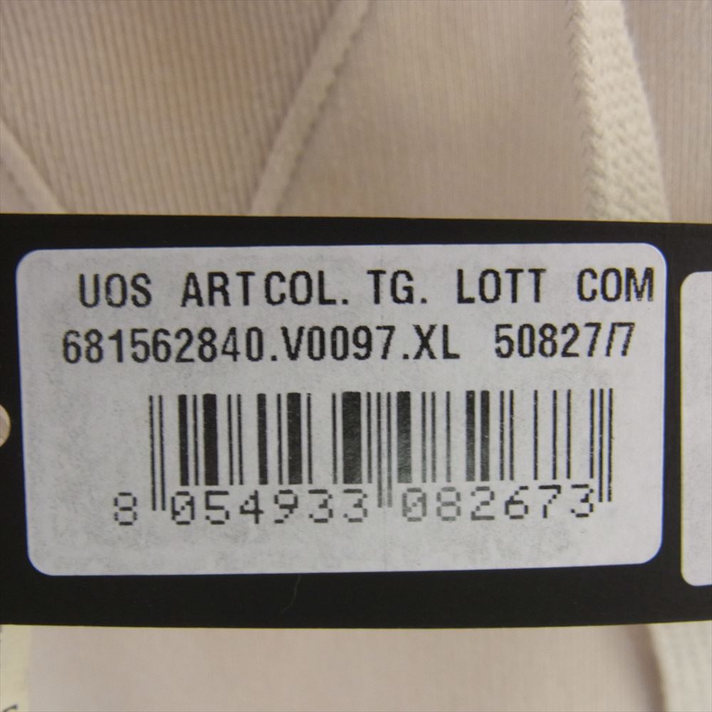STONE ISLAND ストーンアイランド 681562840 腕ロゴパッチ プルオーバー スウェットパーカー オフホワイト系 XL【新古品】【未使用】【中古】