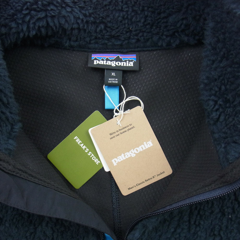 patagonia パタゴニア 23AW 23056 23年製 Classic Retro X Jacket クラシック レトロ エックス フリース ジャケット ブラック系 XL【新古品】【未使用】【中古】