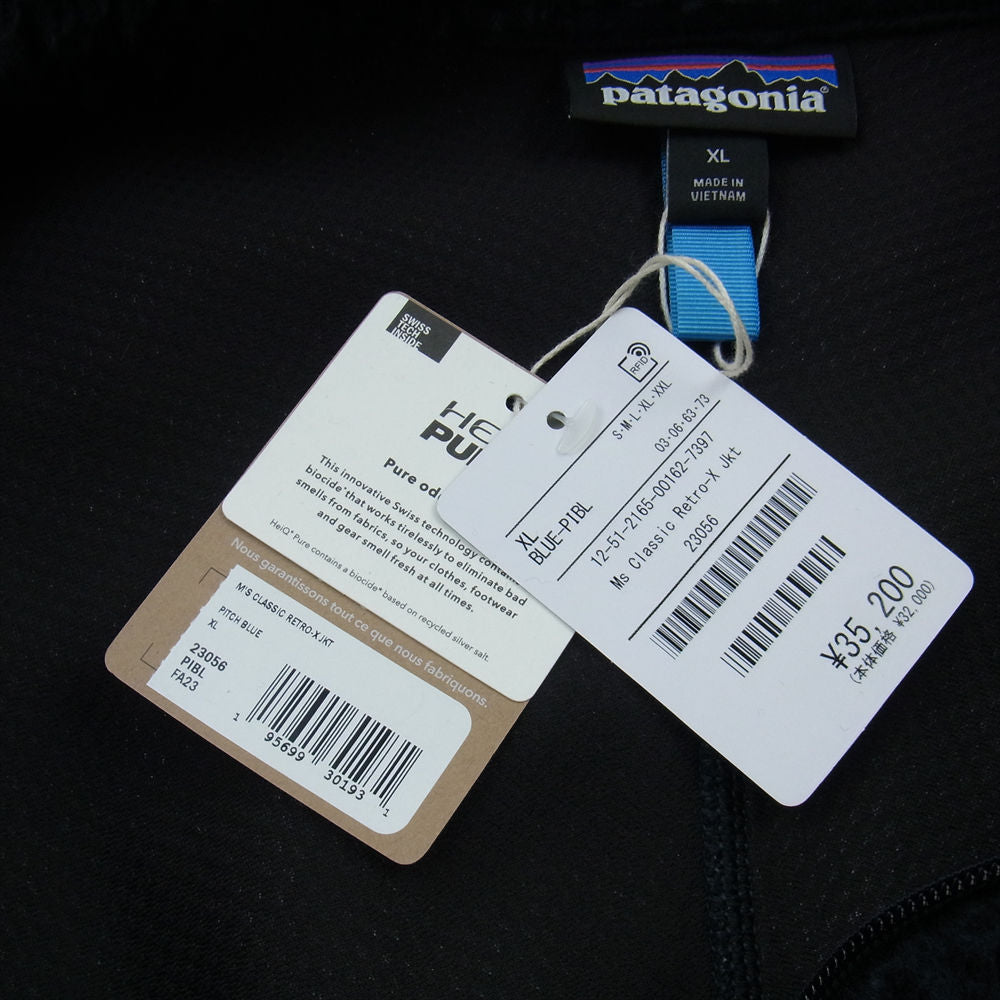 patagonia パタゴニア 23AW 23056 23年製 Classic Retro X Jacket クラシック レトロ エックス フリース ジャケット ブラック系 XL【新古品】【未使用】【中古】