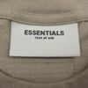FEAR OF GOD フィアオブゴッド FOG ESSENTIALS エッセンシャルズ バック ラバーロゴ 長袖 Tシャツ ロンT カーキ系 XL【美品】【中古】