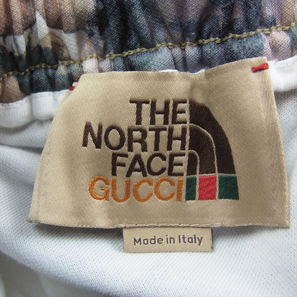 GUCCI グッチ × THE NORTH FACE ノースフェイス 21AW 671446 XJDQ8 Jogging Pant ジョギング ジョガー スウェット パンツ マルチカラー系 S【中古】