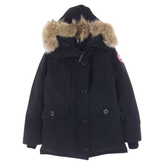 CANADA GOOSE カナダグース 2300JL 国内正規品 グリフィンインターナショナル CHARLOTTE PARKA シャルロッテ ダウン ファー パーカ ジャケット ブラック系 S/P【中古】