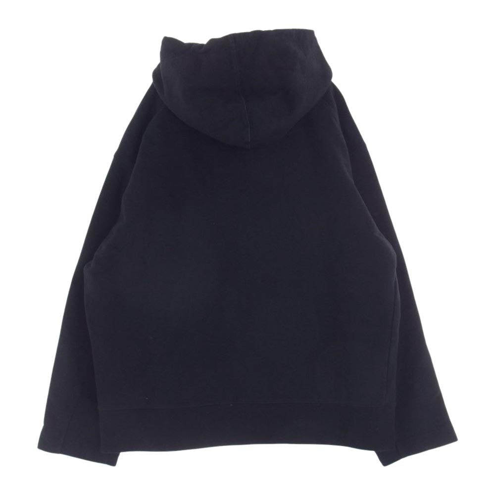 Y-3 Yohji Yamamoto ワイスリー ヨウジヤマモト FN3379 logo hoodie クラシックロゴプリント プルオーバー パーカー フーディ ブラック系 M【中古】