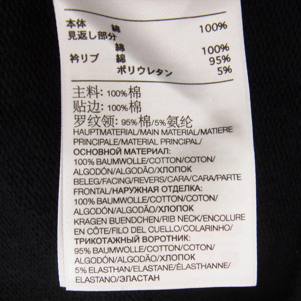 Y-3 Yohji Yamamoto ワイスリー ヨウジヤマモト FN3379 logo hoodie クラシックロゴプリント プルオーバー パーカー フーディ ブラック系 M【中古】