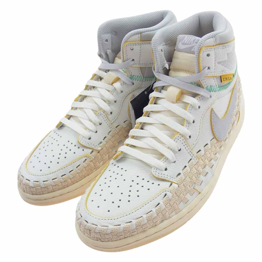 NIKE AIR JORDAN ナイキ ジョーダン FD2565-100 UNION Bephies Beauty Supply AJ1 High OG Summer 96 ユニオン ハイカット スニーカー ホワイト系 27cm【新古品】【未使用】【中古】