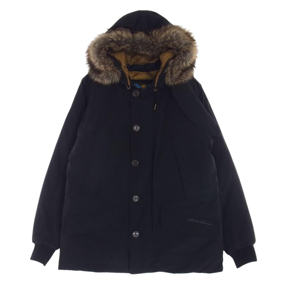Eddie Bauer エディー・バウアー 日の出タグ 復刻 B-9 PARKA ダウン ジャケット ブラック系 L【中古】
