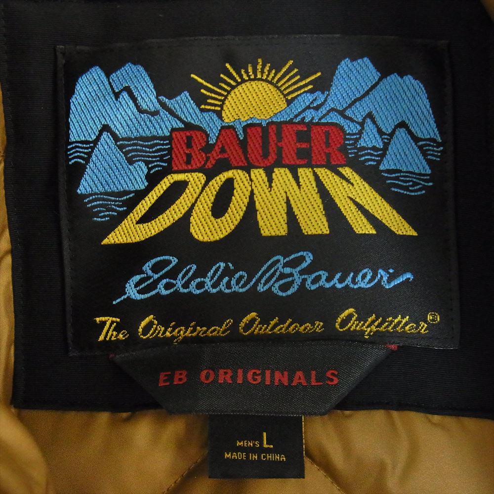 Eddie Bauer エディー・バウアー 日の出タグ 復刻 B-9 PARKA ダウン ジャケット ブラック系 L【中古】
