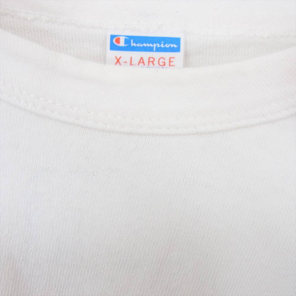 STANDARD CALIFORNIA スタンダードカリフォルニア Champion チャンピオン 03 ナンバリング クルーネック 半袖 Tシャツ ホワイト系 XL【中古】