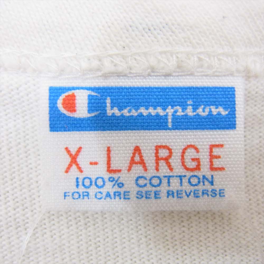 STANDARD CALIFORNIA スタンダードカリフォルニア Champion チャンピオン 03 ナンバリング クルーネック 半袖 Tシャツ ホワイト系 XL【中古】