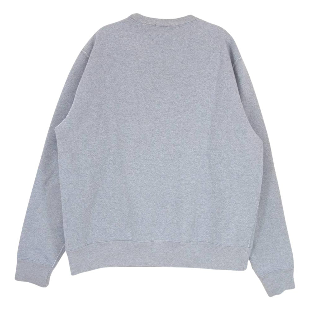 HYSTERIC GLAMOUR ヒステリックグラマー 0263CS14 MASSIVE GIRL マッシブガールプリント クルーネック スウェット トレーナー グレー系 L【中古】