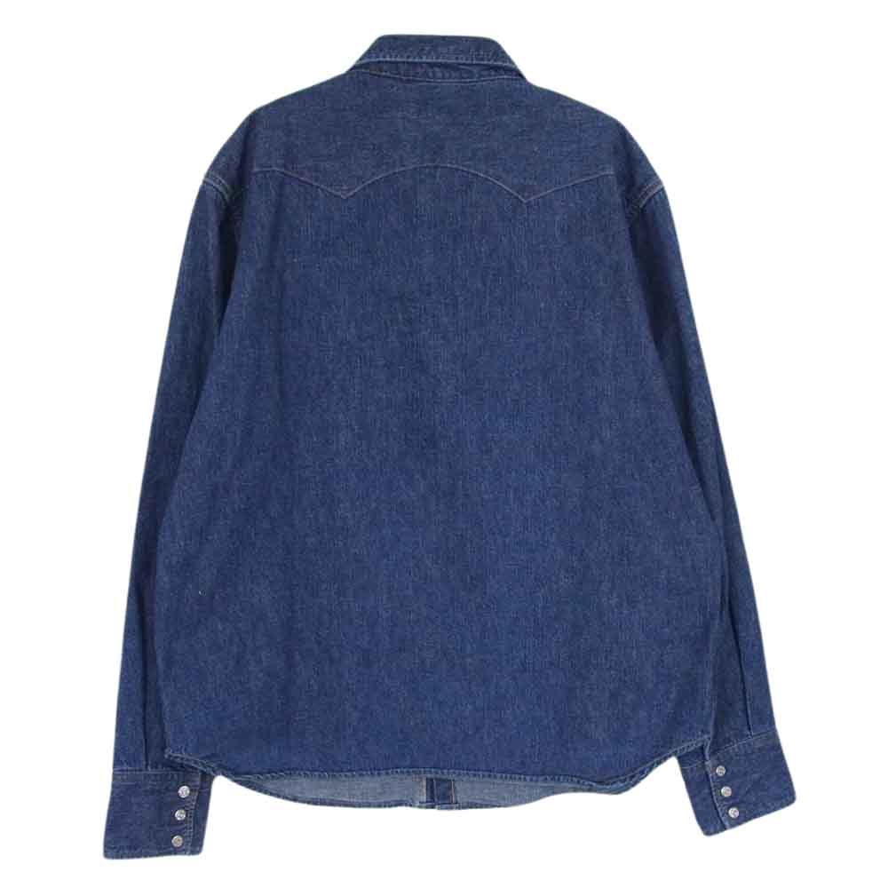 TENDERLOIN テンダーロイン Western Denim Shirt ウエスタン デニム シャツ インディゴブルー系 M【中古】