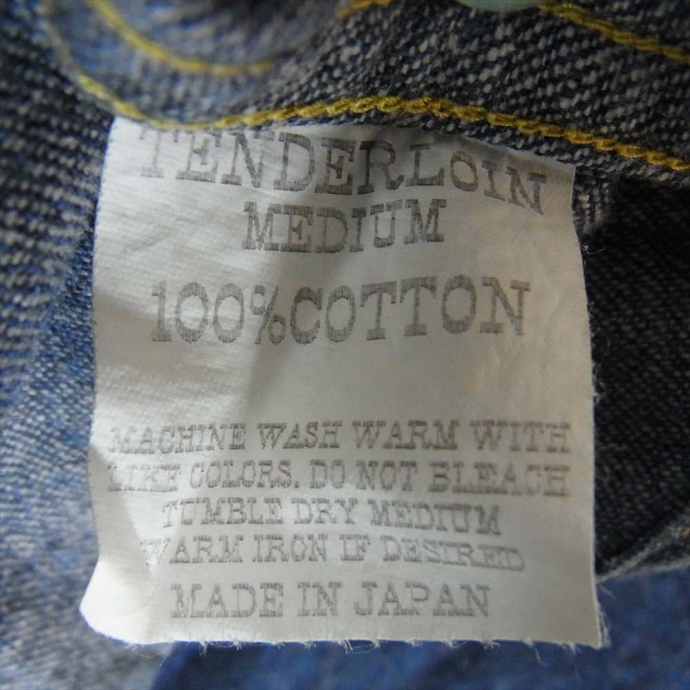 TENDERLOIN テンダーロイン Western Denim Shirt ウエスタン デニム シャツ インディゴブルー系 M【中古】