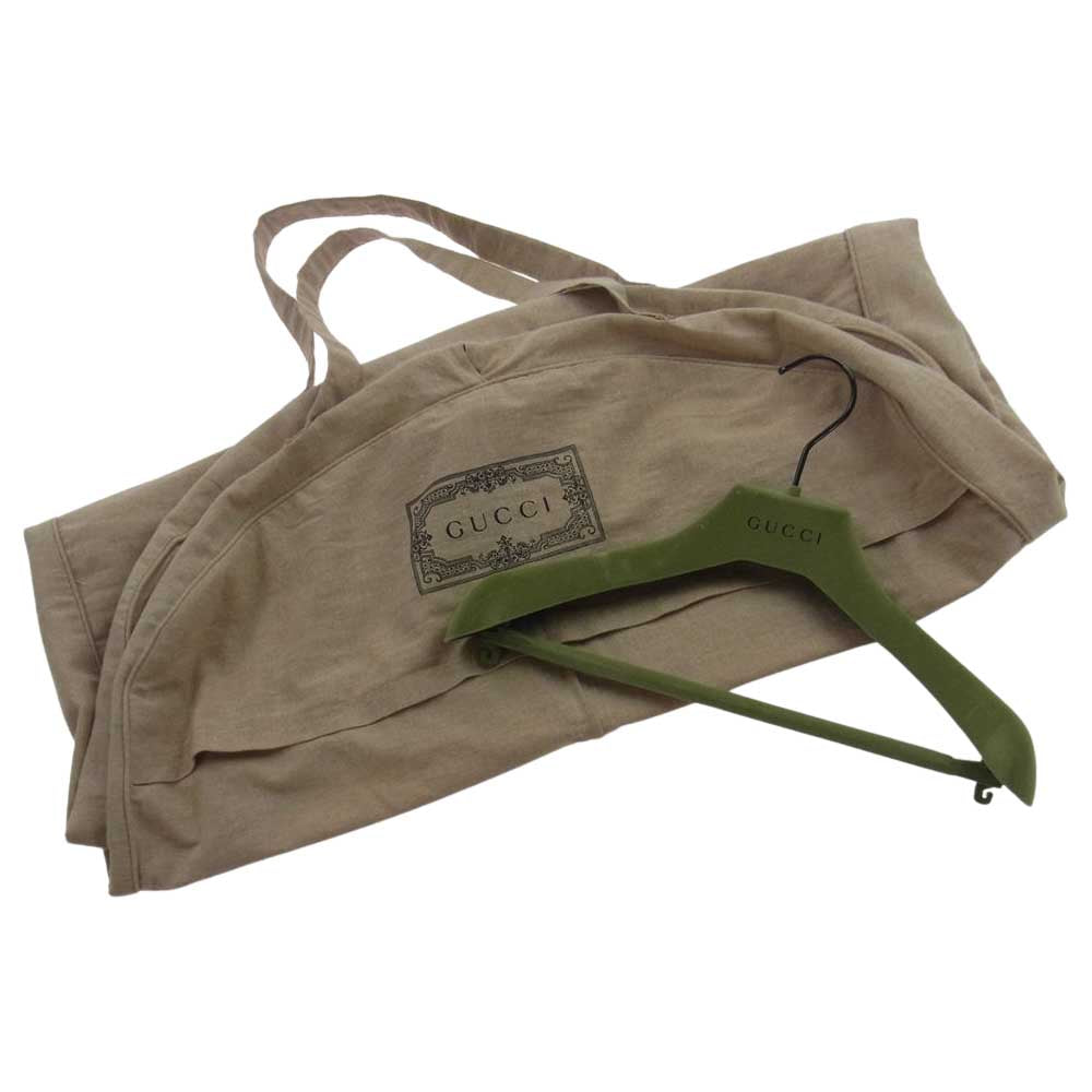 GUCCI グッチ THE NORTH FACE ノースフェイス 670766 GGキャンバス ダウンジャケット ライトブラウン系 XL【中古】