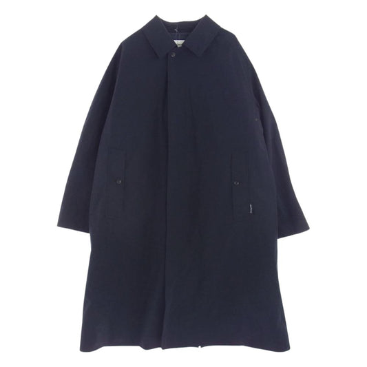 SOPHNET. ソフネット WT22425SK-SN × WILD THINGS ワイルドシングス BALMACAAN COAT バルマカーン ロング コート ダークネイビー系 XL【美品】【中古】