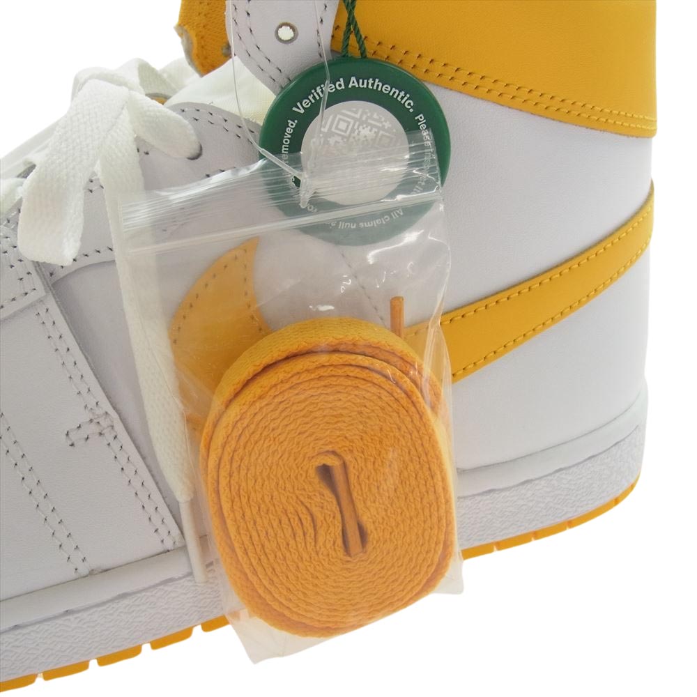 NIKE ナイキ DX4976-107 AIR SHIP PE SP エア シップ PE SP スニーカー ホワイト系 イエロー系 30cm【新古品】【未使用】【中古】