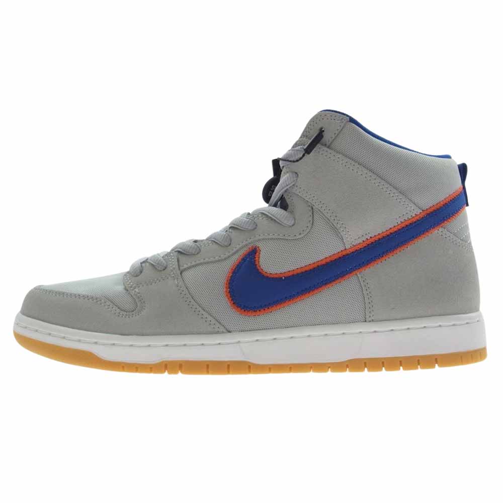 NIKE ナイキ DH7155-001 SB DUNK HIGH PRM QS METS ダンク ハイ プレミアム ニューヨーク メッツ スニーカー グレー系 30cm【新古品】【未使用】【中古】