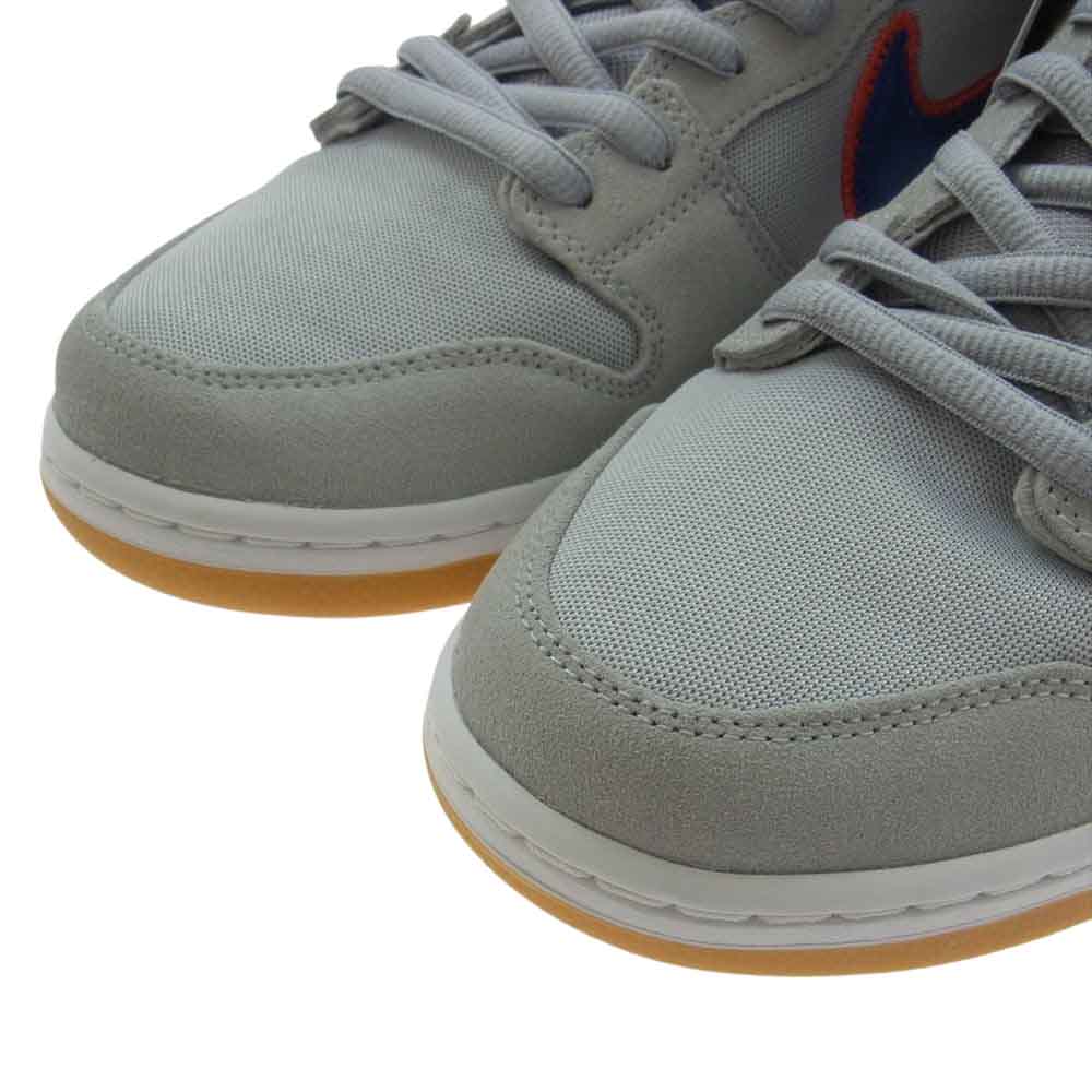 NIKE ナイキ DH7155-001 SB DUNK HIGH PRM QS METS ダンク ハイ プレミアム ニューヨーク メッツ スニーカー グレー系 30cm【新古品】【未使用】【中古】