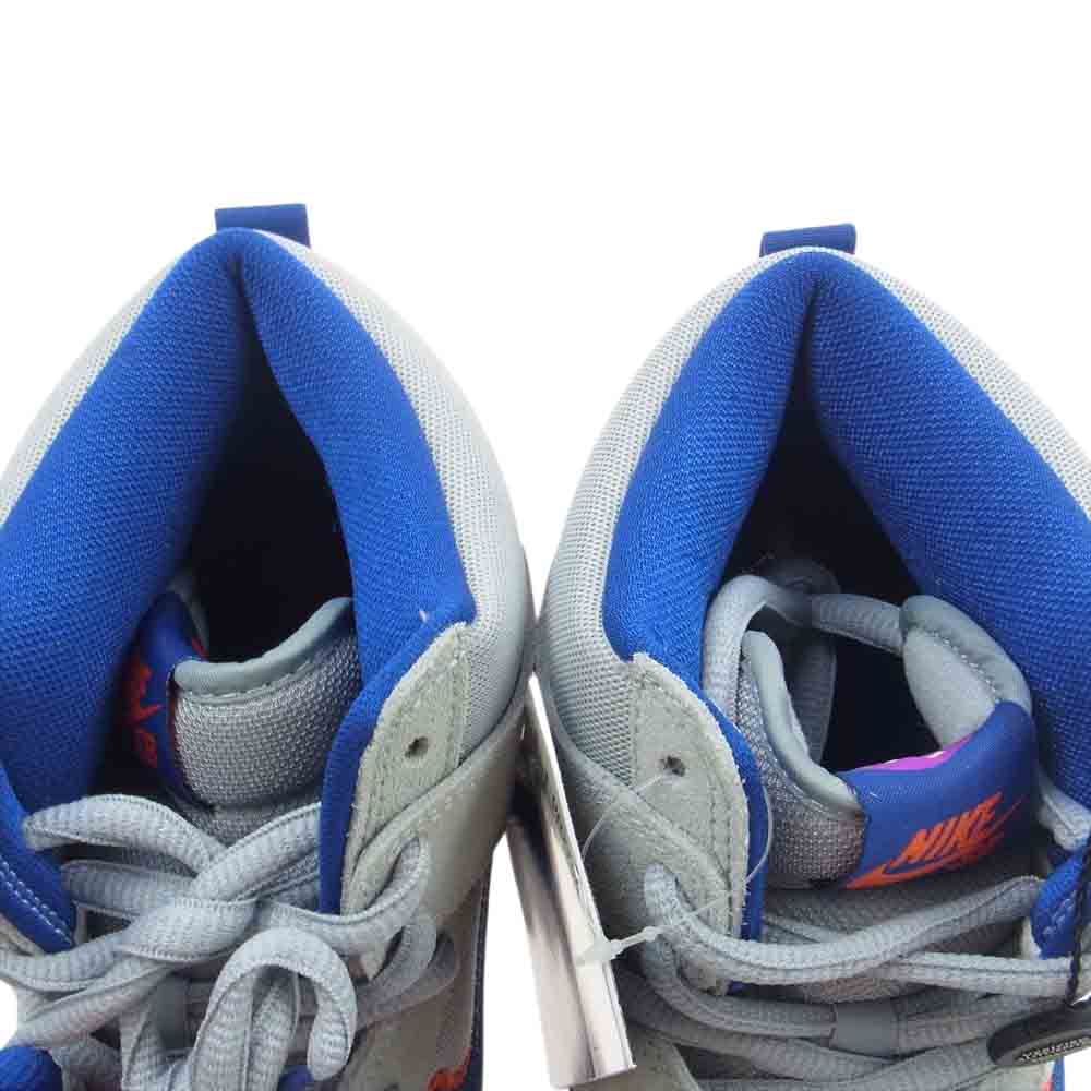 NIKE ナイキ DH7155-001 SB DUNK HIGH PRM QS METS ダンク ハイ プレミアム ニューヨーク メッツ スニーカー グレー系 30cm【新古品】【未使用】【中古】