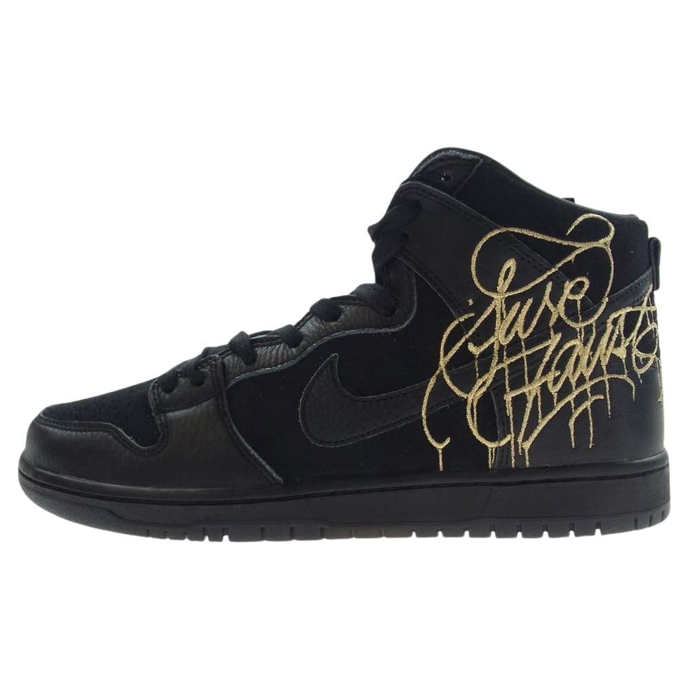 NIKE SB ナイキエスビー DH7755-001 DUNK HIGH PRO SB FAUST BLACK ファウスト ハイカット スニーカー ブラック系 29cm【新古品】【未使用】【中古】