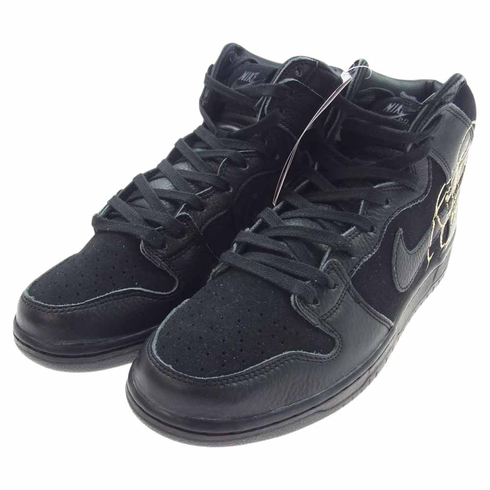 NIKE SB ナイキエスビー DH7755-001 DUNK HIGH PRO SB FAUST BLACK ファウスト ハイカット スニーカー ブラック系 29cm【新古品】【未使用】【中古】