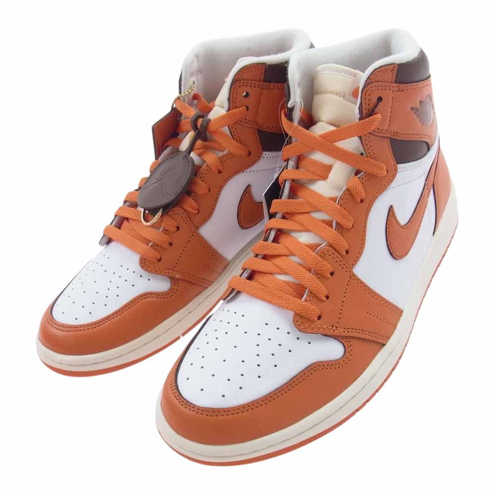 NIKE ナイキ DO9369-101 WMNS Air Jordan 1 High OG Starfish ウィメンズ エアジョーダン1 ハイ OG スターフィッシュ スニーカー オレンジ系 ホワイト系 29cm【新古品】【未使用】【中古】