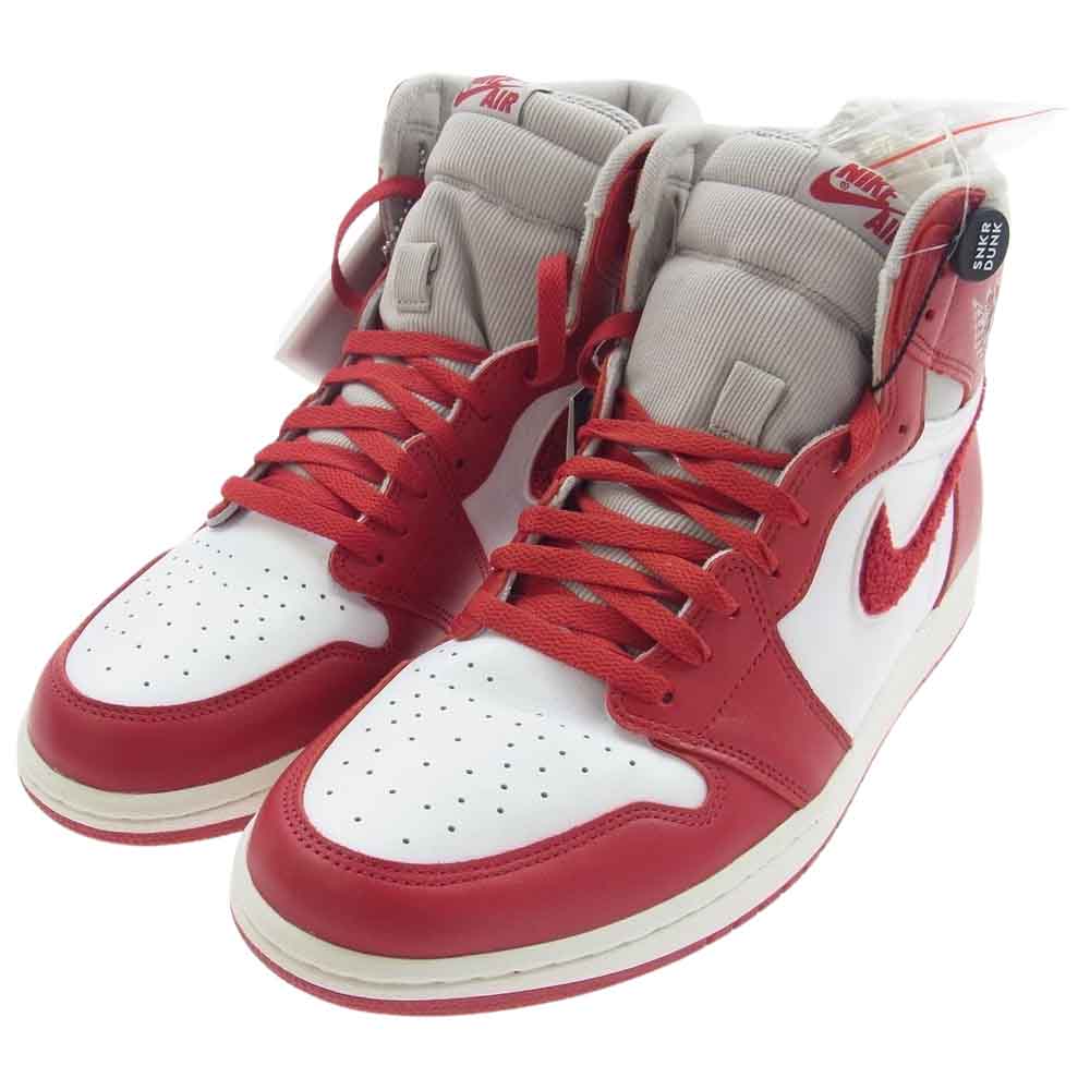 NIKE AIR JORDAN ナイキ ジョーダン DJ4891-061 1 RETRO HIGH OG NEWSTALGIA 1 レトロ ハイ オージー ニュースタルジア スニーカー レッド系 30cm【新古品】【未使用】【中古】