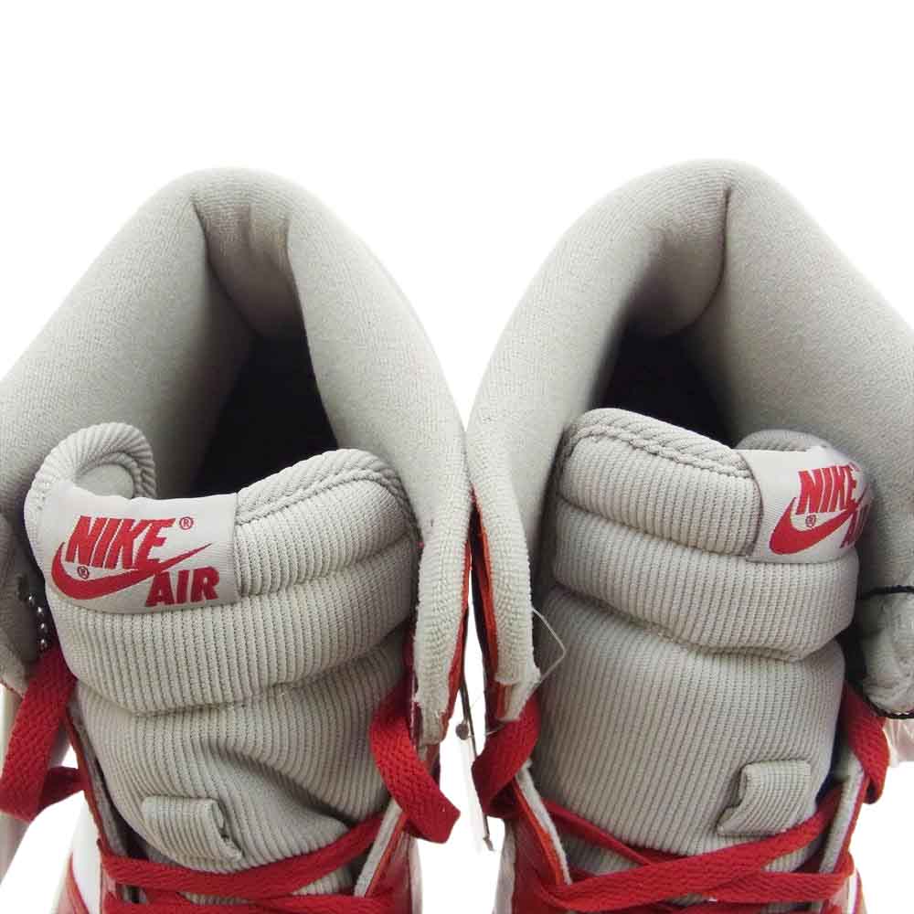 NIKE AIR JORDAN ナイキ ジョーダン DJ4891-061 1 RETRO HIGH OG NEWSTALGIA 1 レトロ ハイ オージー ニュースタルジア スニーカー レッド系 30cm【新古品】【未使用】【中古】