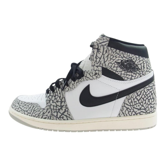 NIKE AIR JORDAN ナイキ ジョーダン DZ5485-052 1 High OG White Cement ジョーダン1 ハイ OG ホワイト セメント ハイカット スニーカー グレー系 30cm【新古品】【未使用】【中古】