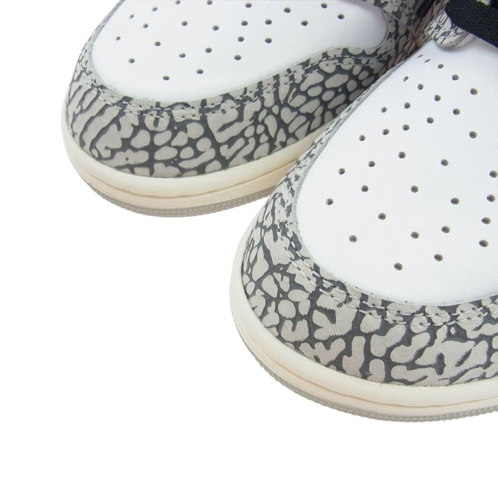 NIKE AIR JORDAN ナイキ ジョーダン DZ5485-052 1 High OG White Cement ジョーダン1 ハイ OG ホワイト セメント ハイカット スニーカー グレー系 30cm【新古品】【未使用】【中古】