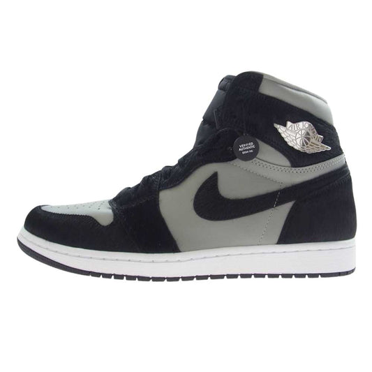 NIKE AIR JORDAN ナイキ ジョーダン DZ2523-001 WMNS Air Jordan 1 Retro High OG Medium Grey ウィメンズ レトロ ハイ OG ミディアム グレー ハイカット スニーカー ブラック系 グレー系 29cm【新古品】【未使用】【中古】